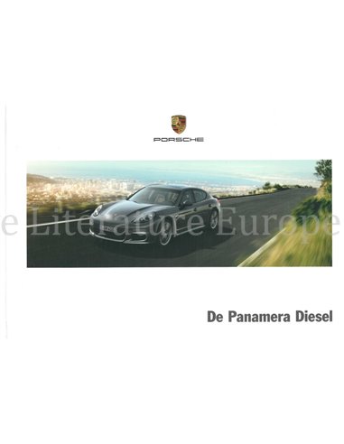2015 PORSCHE PANAMERA DIESEL HARDCOVER BROCHURE NEDERLANDS