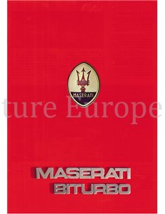 1984 MASERATI BITURBO BROCHURE FRANS