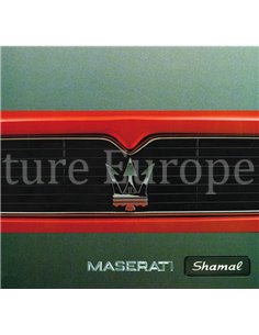 1992 MASERATI SHAMAL BROCHURE ITALIAANS