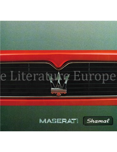 1992 MASERATI SHAMAL BROCHURE ITALIAN