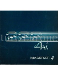 1992 MASERATI 222 4V. BROCHURE ENGLISH | SPANISH