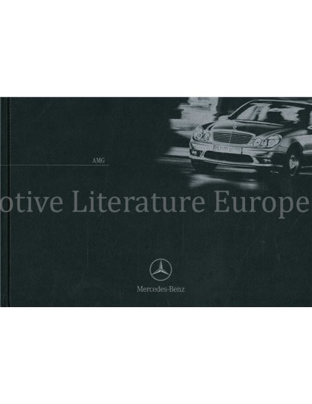 2004 MERCEDES BENZ AMG PROGRAMMA BROCHURE DUITS