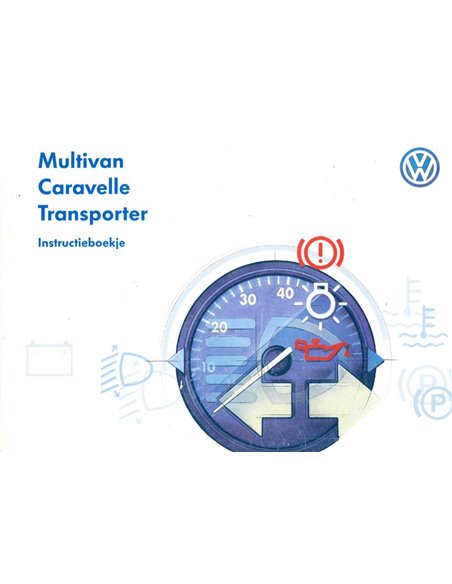 1996 VOLKSWAGEN CARAVELLE TRANSPOTER OWNERS MANUAL DUTCH