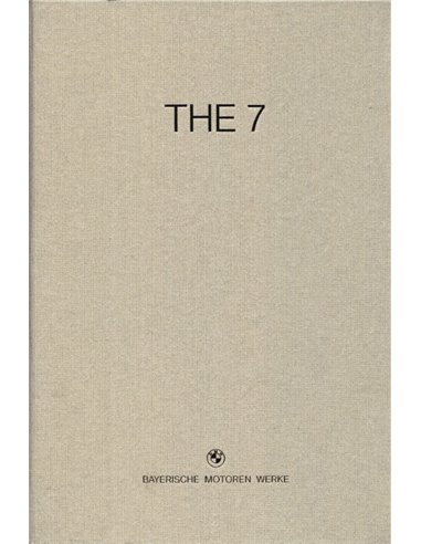 2019 BMW 7ER HARDCOVER PROSPEKT NIEDERLÄNDISCH