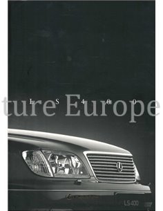 1998 LEXUS LS400 PROSPEKT DEUTSCH