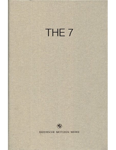 2019 BMW 7ER HARDCOVER PROSPEKT NIEDERLÄNDISCH