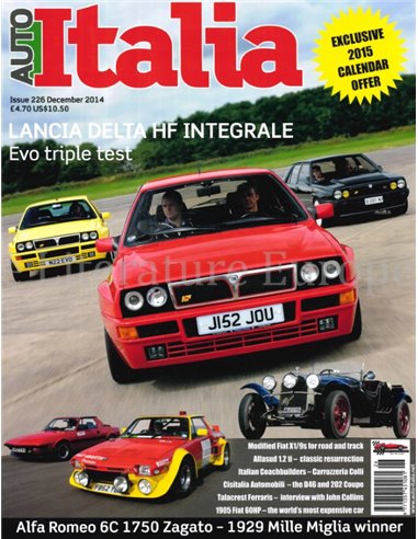 2014 AUTO ITALIA MAGAZINE 226 ENGLISCH 