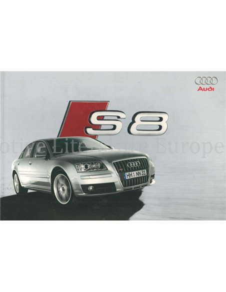 2005 AUDI S8 BROCHURE FRANS