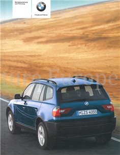 2004 BMW X3 BETRIEBSANLEITUNG DEUTSCH