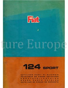 1967 FIAT 124 SPORT ERSATZTEILKATALOG KAROSSERIE