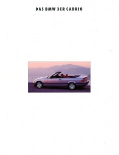 1993 3 SERIE CABRIO BROCHURE DUITS