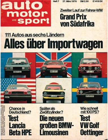 1976 AUTO MOTOR UND SPORT 07 DUITS