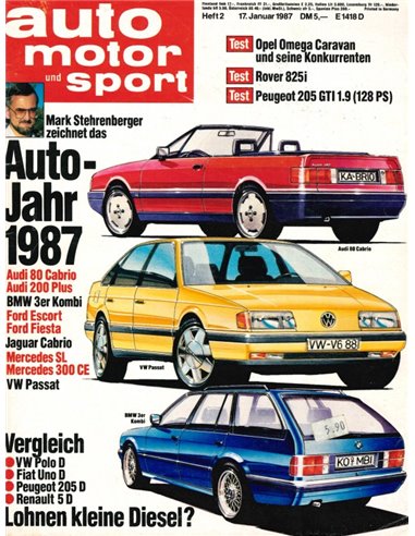 1987 AUTO MOTOR UND SPORT 02 DUITS
