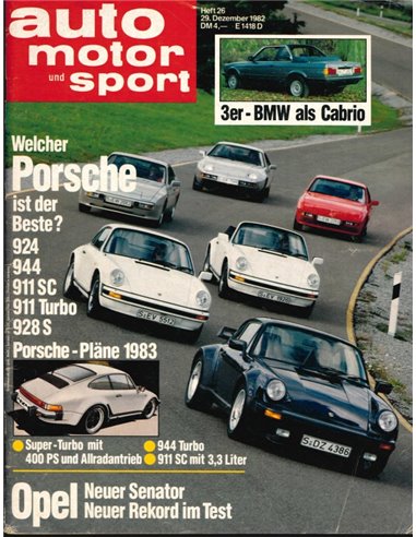 1982 AUTO MOTOR UND SPORT 26 DEUTSCH