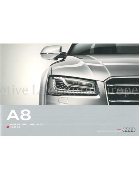 2013 AUDI A8 | S8 PROSPEKT NIEDERLÄNDISCH