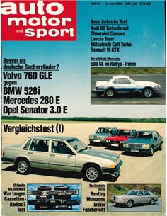 1982 AUTO MOTOR UND SPORT 11 DEUTSCH