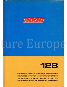 1969 FIAT 128 CARROSSERIE ONDERDELENHANDBOEK 
