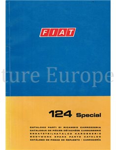 1968 FIAT 124 SPECIAL ERSATZTEILKATALOG KAROSSERIE