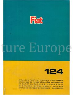 1967 FIAT 124 SPARE PARTS BODYWORK CATALOG