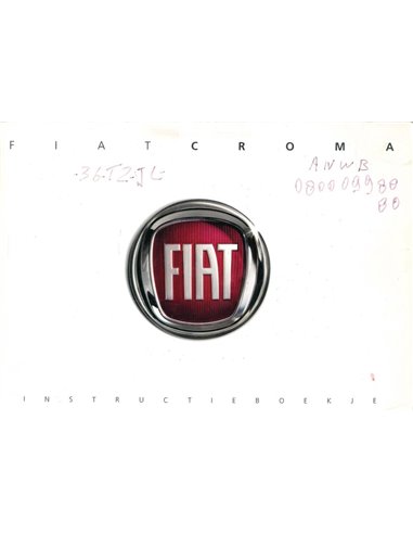 2007 FIAT CROMA OWNERS MANUAL DUTCH