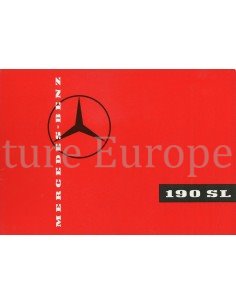 1959 MERCEDES BENZ 190 SL BROCHURE DUITS