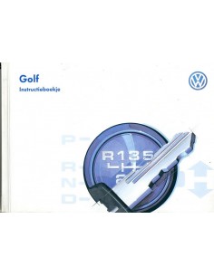 1996 VOLKSWAGEN GOLF INSTRUCTIEBOEKJE NEDERLANDS