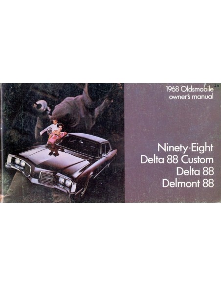 1968 OLDSMOBILE INSTRUCTIEBOEKJE ENGELS