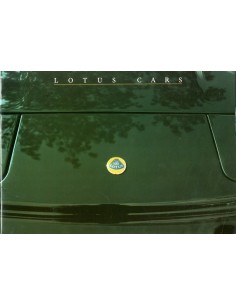 1989 LOTUS ESPRIT SE BROCHURE ENGELS