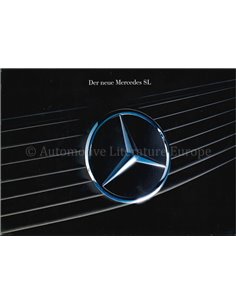 1989 MERCEDES BENZ SL PROSPEKT DEUTSCH