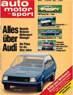 1979 AUTO MOTOR UND SPORT 14 DUITS