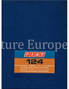1974 FIAT 124 SALOON SPARE PARTS CATALOG