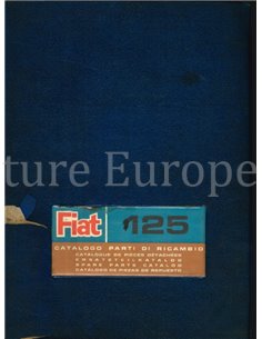1970 FIAT 125 SPARE PARTS CATALOG