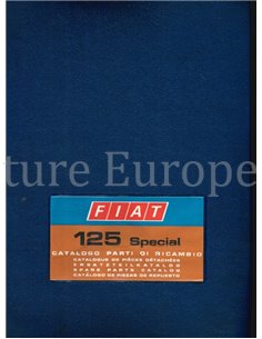 1971 FIAT 125 SPECIAL ERSATZTEILKATALOG 