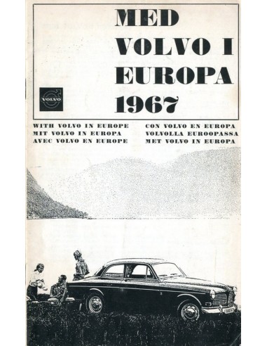 1967 VOLVO EUROPA SERVICE HANDLEIDING
