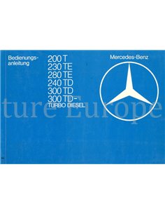 1983 MERCEDES BENZ E KLASSE T-MODELL BETRIEBSANLEITUNG DEUTSCH