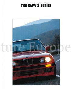 1990 BMW 3 SERIE BROCHURE ENGELS USA