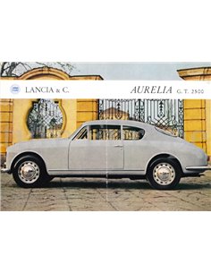 1958 LANCIA AURELIA GT 2500 DATENBLATT FRANZÖSISCH