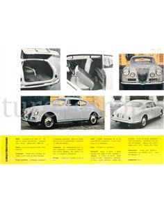 1958 LANCIA AURELIA GT 2500 LEAFLET FRENCH 2