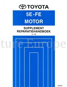 1996 TOYOTA PASEO 5E-FE MOTOR (ZUSATZ) WERKSTATTHANDBUCH NIEDERLÄNDISCH
