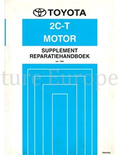 1996 TOYOTA CARINA E (2C-T) MOTOR (ZUSATZ) WERKSTATTHANDBUCH NIEDERLÄNDISCH