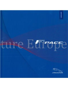 2016 JAGUAR F-PACE MEDIA HARDCOVER PROSPEKT ENGLISCH