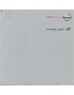 2004 NISSAN FAIRLADY Z HARDCOVER BROCHURE JAPANS