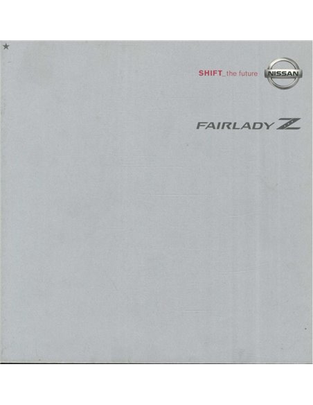 2004 NISSAN FAIRLADY Z HARDCOVER BROCHURE JAPANS