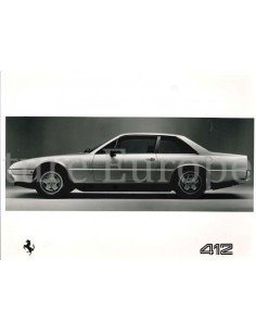 1985 FERRARI 412 PERSMAP FRANS 353/85 2