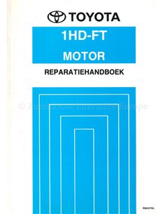 1995 TOYOTA LANDCRUISER 1HD-FT MOTOR WERKSTATTHANDBUCH NIEDERLÄNDISCH