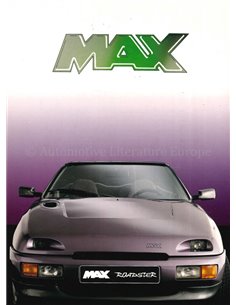 1990 MAX ROADSTER BROCHURE NEDERLANDS