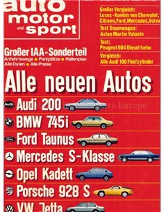 1979 AUTO MOTOR UND SPORT 19 GERMAN