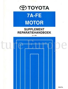 1996 TOYOTA CELICA 7A-FE MOTOR (ZUSATZ) WERKSTATTHANDBUCH NIEDERLÄNDISCH