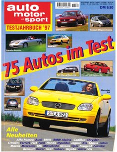 1997 AUTO MOTOR UND SPORT TESTJAHRBUCH DEUTSCH 