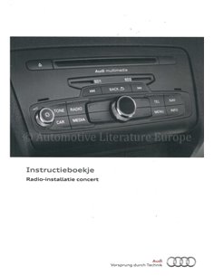 2013 AUDI CONCERT OWNERS MANUAL DUTCH